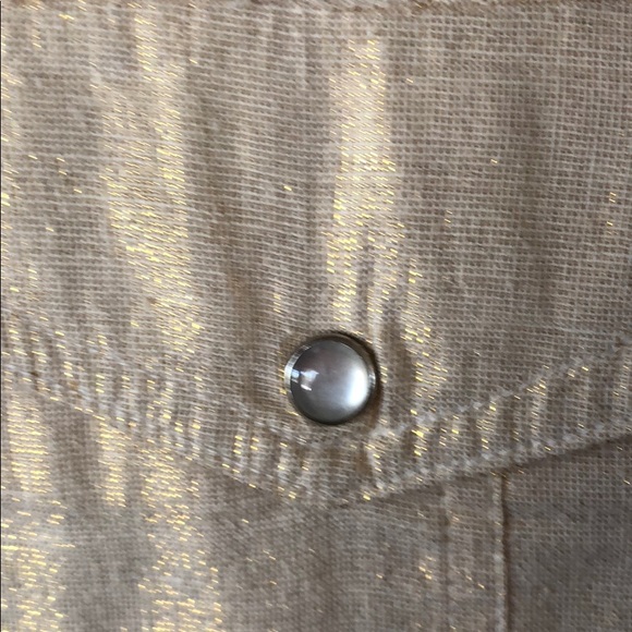 Golden Threads Cowboy Shirt by Studio Wear - Picture 4 of 5